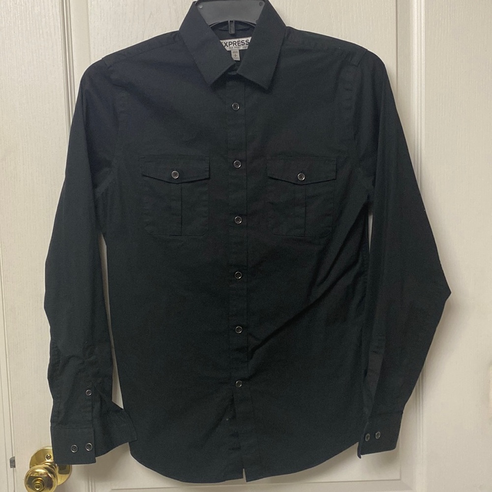 Express Men Longsleeve Shirt Mens Size Small Slim
